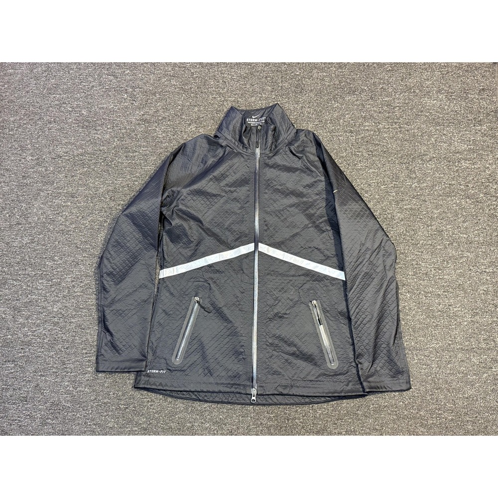 Nike Storm-FIT 5 Jacket Women's Medium Reflective Running Full Zip Windbreaker